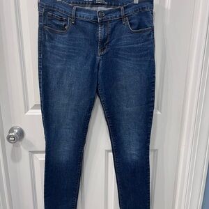 Old Navy Dark Blue Mid-Rise Jeans